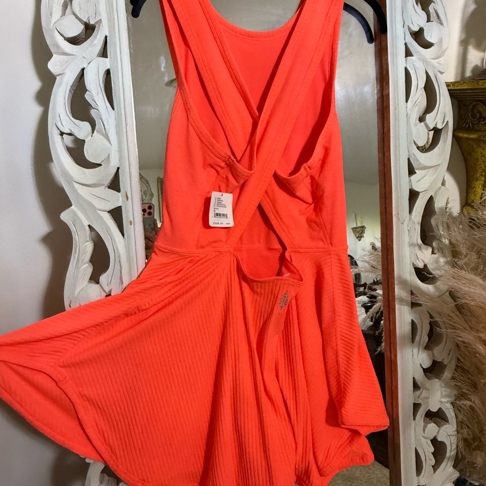 Free people tennis dress Vibrant Orange